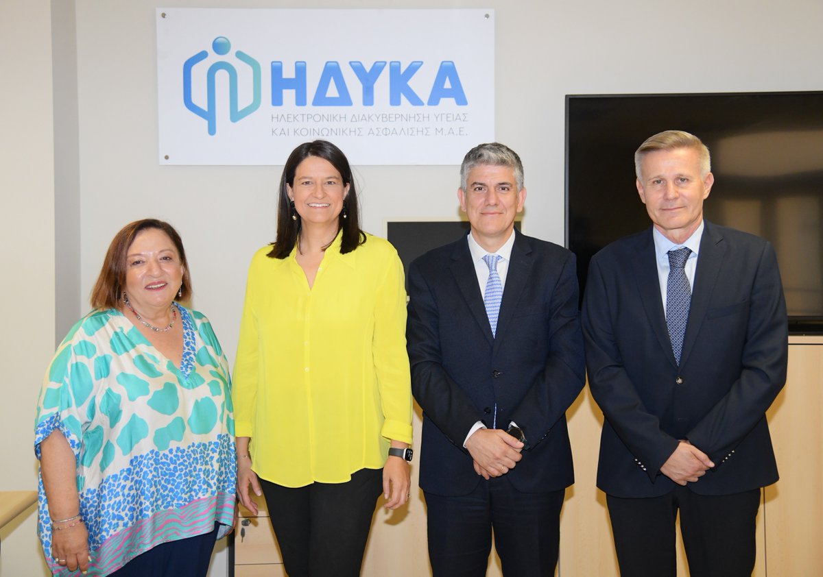 idikagr's tweet photo. Κατά τη διάρκεια της συνάντησης παρουσιάστηκε η πορεία των έργων που  υλοποιεί η ΗΔΥΚΑ, ενώ συζητήθηκαν οι προτεραιότητες της επόμενης  περιόδου, με έμφαση στην αξιοποίηση των ψηφιακών τεχνολογιών, την  απλούστευση των διαδικασιών και τη βελτίωση της εξυπηρέτησης πολιτών. https://t.co/GlVOp8IUu5