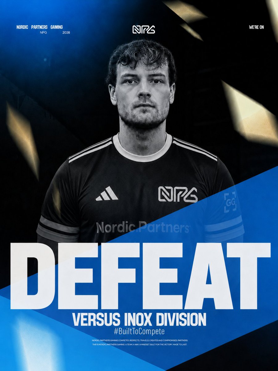 NPGCS2's tweet photo. DEFEAT

A strong start that did not convert in our first victory. In our first official we lose to a strong INOX DIVISION team 2-1.

Thats it for us in the CCT 5 Playoffs. We will back soon.

Thanks for the support ❤️

#BuiltToCompete https://t.co/UdKVSfhpN2