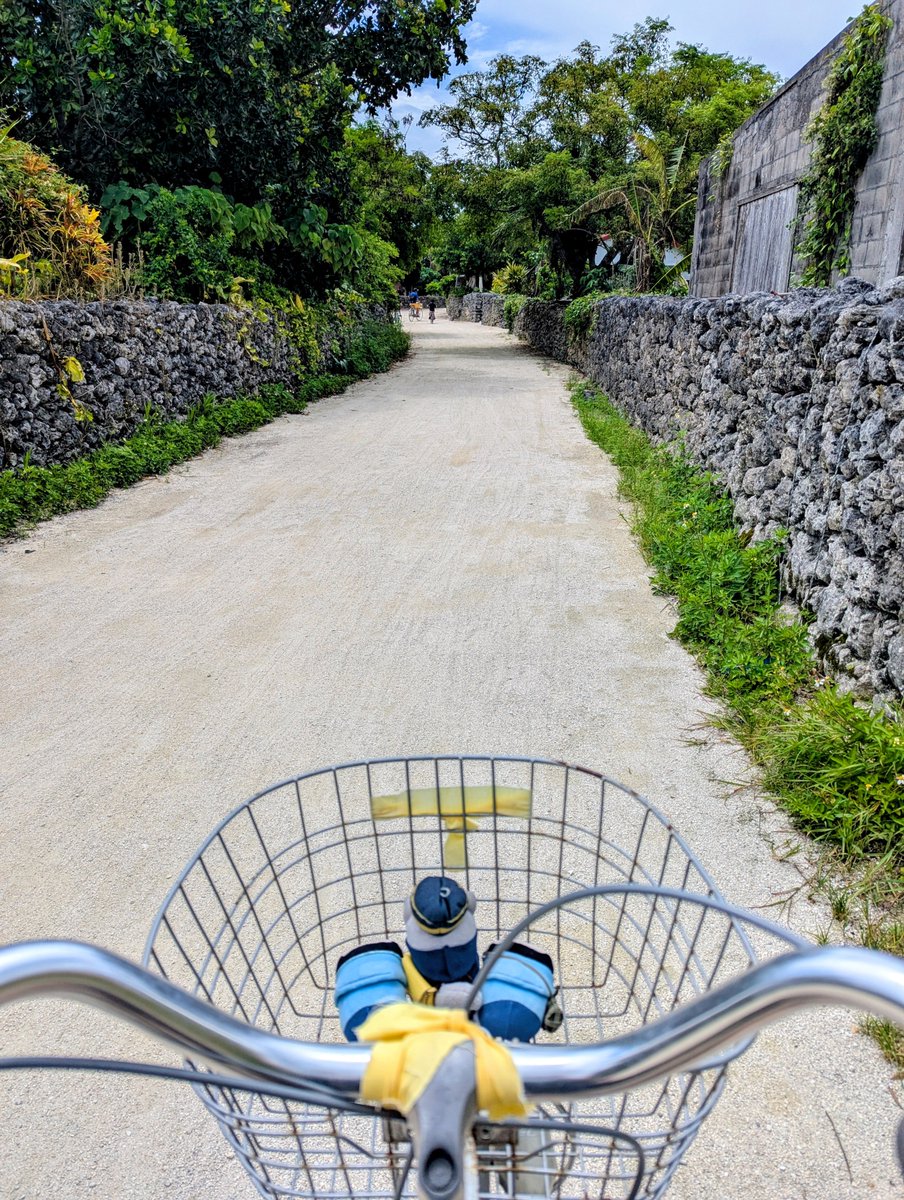aaakoof0817's tweet photo. 今日は海！海！海！
シュノーケリングもやりました🥽🐠
（あそこにみえるのは まぼろしのしま というらしいです）
自転車借りて散策🚲️
暑いけど楽しい！！
沖縄らしい街並みも。
（すいぶんほきゅうを わすれずに）
（ﾉﾝﾋﾞﾘｼﾃﾙ）
（あかいやねが あおぞらに はえますね） https://t.co/iXK83xFYdw