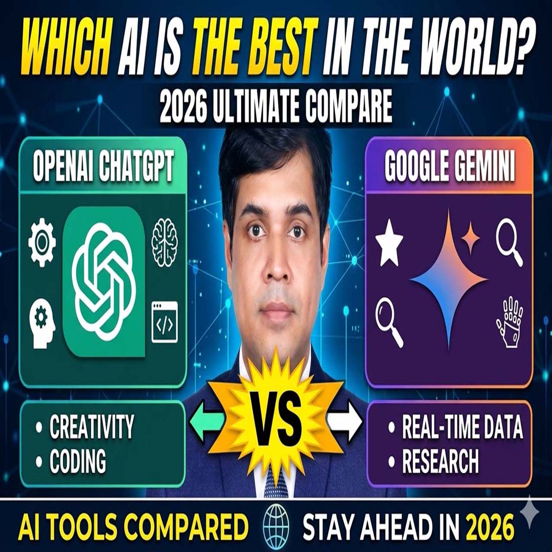 jkuptechnology's tweet photo. https://t.co/wTiIIaDrJO
Which AI is the Best in the World? | Best AI Tools Compared 2026
#AI #AITools #BestAI #ArtificialIntelligence #ChatGPT #GeminiAI #ClaudeAI #GrokAI #DeepSeek #AIComparison #Tech2026 #FutureAI #MachineLearning #AIApps #ContentCreation #ProductivityTools https://t.co/BrSGlh0Kcy