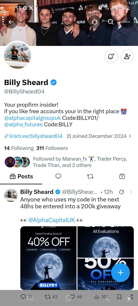 JordanMeda13877's tweet photo. @Adam_Aabaad @AlphaCapitalUK @BillySheard04 @Stoploss_master 
@ICT_Trader16 

Done https://t.co/4VmJQbLfrm