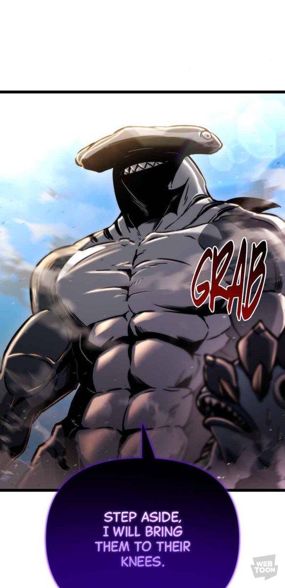 8eh3moth's tweet photo. A Manhwa recommendation. 

Name: Hiding a Warehouse in the Apocalypse. Max Chapter : 97 ATM. 
Free on Webtoon!

It have Lizardmen, and Shark wearing Fundoshi. (They appear late in the series and died already)
Also his Skeleton knight.

Check reply for more due to image limit. https://t.co/eyR1aPsjTN