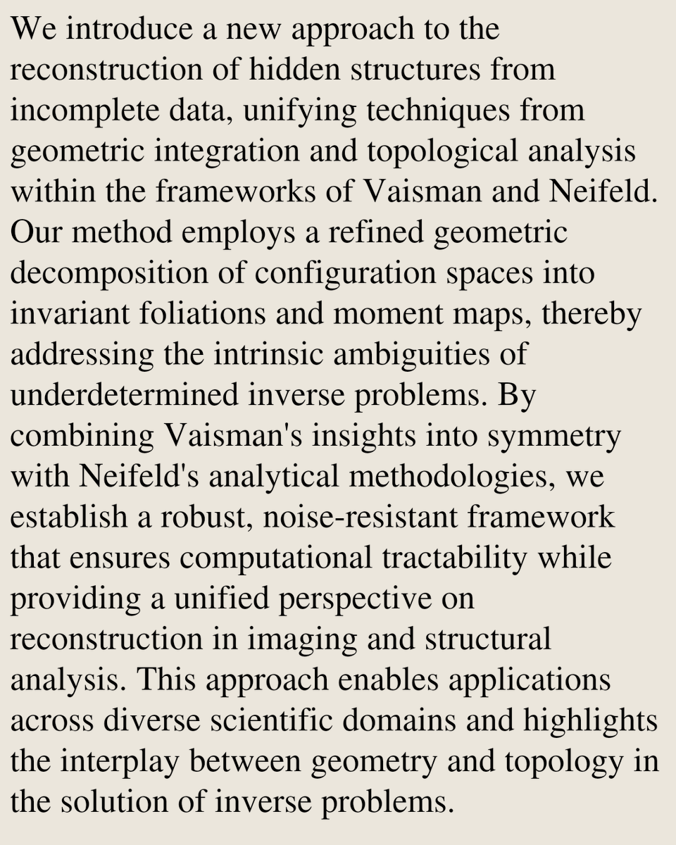 AlgebraicPapers's tweet photo. Image Recognition via Vaisman–Neifeld's Geometry

N. C. Combe, H. K. Nencka
https://t.co/fBWb5CcbMX [𝚖𝚊𝚝𝚑.𝙰𝙶 𝚖𝚊𝚝𝚑.𝙳𝙶] https://t.co/2OxXq7AAPt