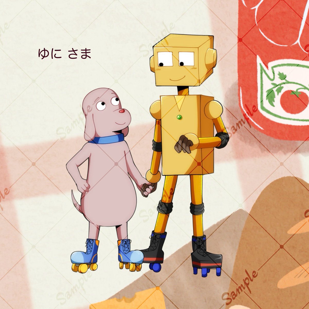 LifeGoesOn1129's tweet photo. ／
🤖💭アンソロ表紙イラストご紹介⑧
＼

ついに最終日、ご紹介するのは…
ヤナカ さま🐶🟨
ゆに さま🐶🟨
のお二人です！

イラストのご提出とリポストでの応援、本当にありがとうございました😭✨
表紙が正式に完成しましたら改めてお知らせいたしますので、引き続き見守っていただければ幸いです。 https://t.co/E0o9jtHkYt