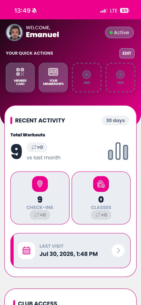 manuotel's tweet photo. My gym app is vibe coded 🤣🤣 https://t.co/jYR0VEoVnW