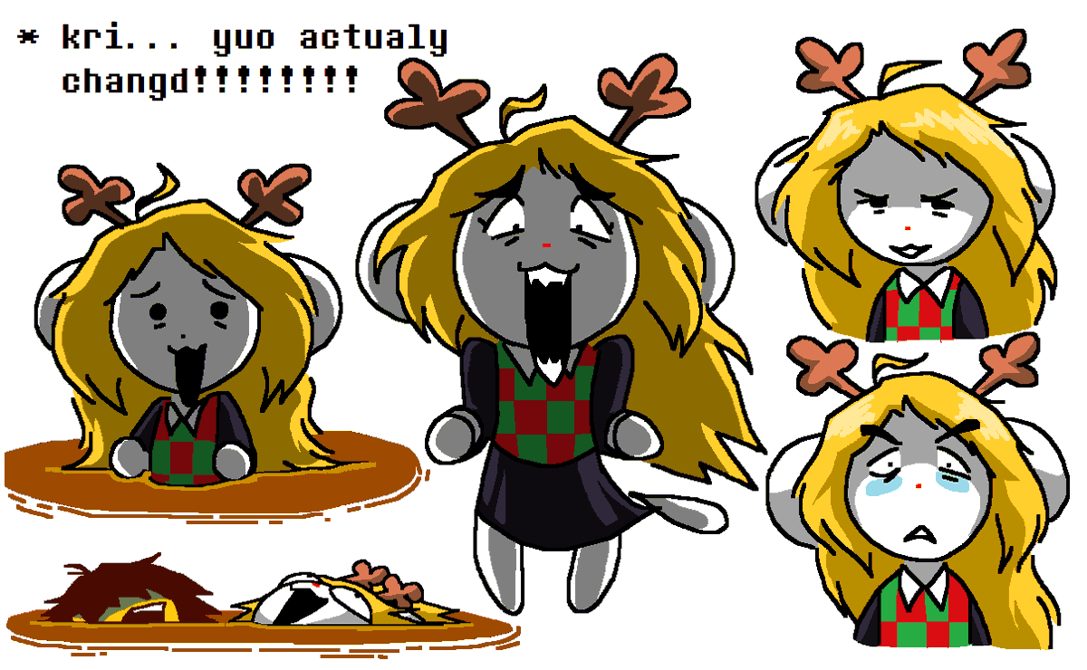 QuietTomato's tweet photo. temmie noelle / temelle weird route..... https://t.co/pwguOQWog7