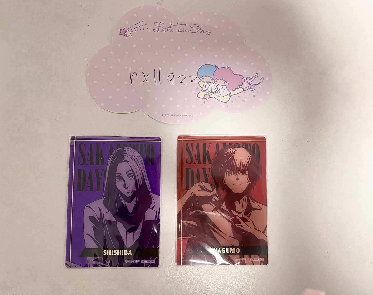 rxllqzz's tweet photo. 譲渡 交換SpotLight ロフト 特典 サカモトデイズ クリアカード

譲 1枚目 神々廻 南雲

求 2枚目南雲

検索からもお声がけ下さい♩ https://t.co/dsmHVks0Yr