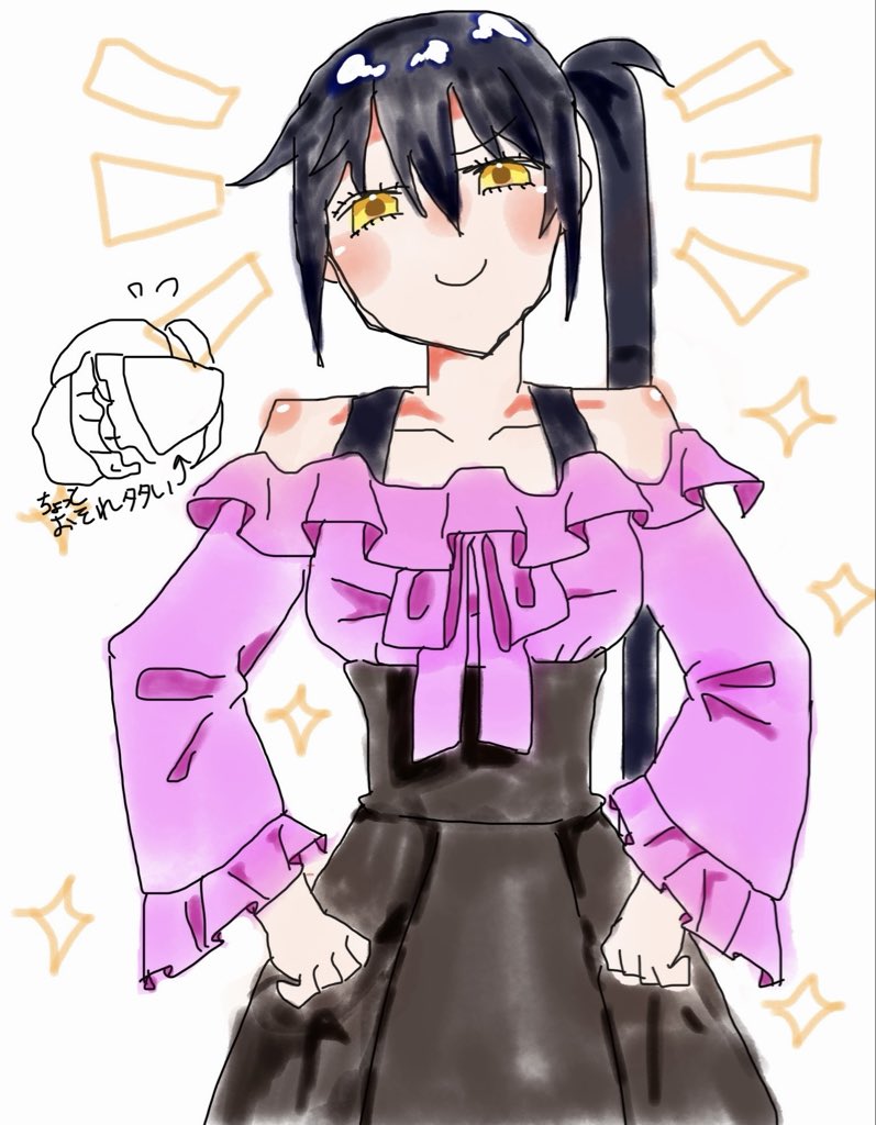 poyoruko0929's tweet photo. 髪型＆衣装交換おりキリ https://t.co/kwgIUNEdb0