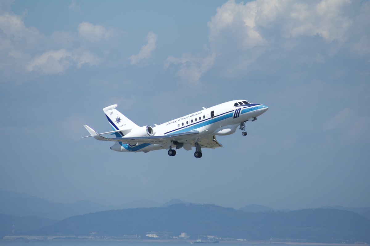 Dash828_'s tweet photo. 2026/07/27 RJFR/KKJ
JAPAN COAST GUARD
Dassault Falcon 2000MSA
JA576A
わかたか2号
#RJFR #北九州空港 #海上保安庁 #JA576A #F2TH https://t.co/bbThjhuDuJ