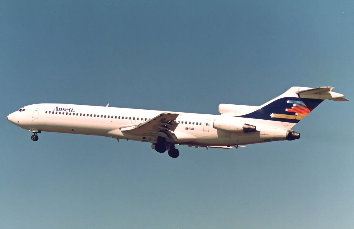 n194at's tweet photo. Ansett Australia
Boeing 727-277 VH-ANB
SYD/YSSY Sydney Kingsford Smith Airport
Early 1990s
Photo credit PP&A Photography
#AvGeek #Airline #Aviation #AvGeeks #Boeing #B727 #SYD #Sydney #Ansett #Australia https://t.co/RRgmUmArip
