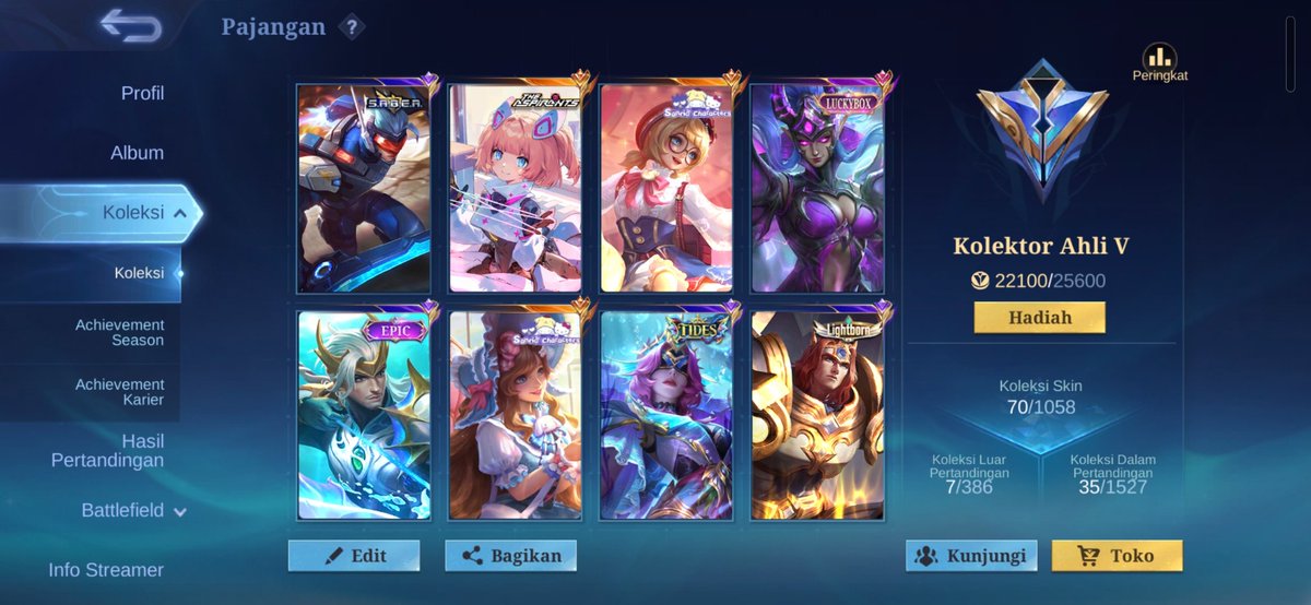 ittanyhere's tweet photo. WTS AKUN ADVANCED SERVER ML bekas pemakaian cewek
100k avail nego
 -angela sanrio
-angela aspirant
-wdp on 32 hari
-floryn sanrio
-bisa change email https://t.co/D9uEDqqwh8