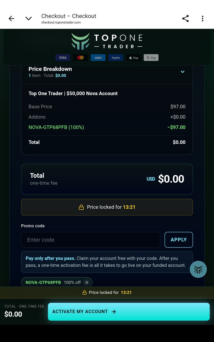 iamnicolasfx's tweet photo. I've been trading with Top One Trader this month of July 

Hands down the firm is Very impressive 

@TopOneTrader 

I love the free unlimited FREE resets on Nova Challenge 1 step

YouTube: https://t.co/gN9UqbXNnt
WhatsApp Group Community: https://t.co/gx1gec3NDE

#iamnicolasfx https://t.co/dCrb8zGTJy