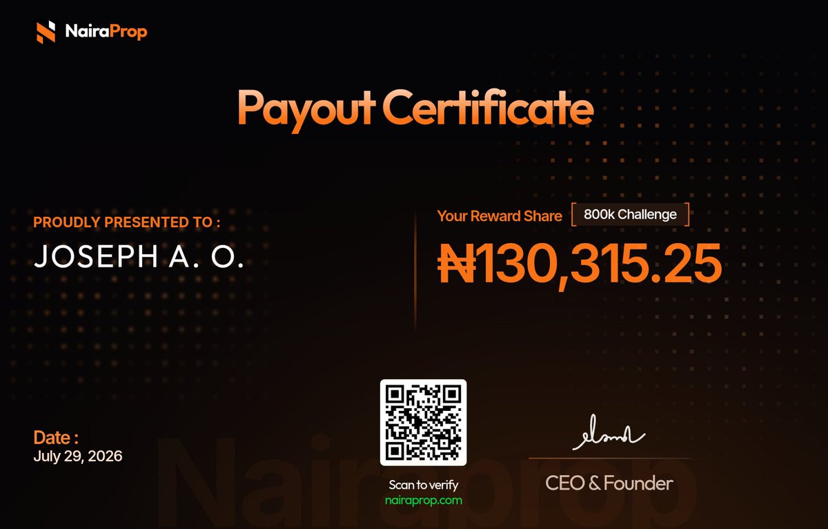nairaprop's tweet photo. We don't joke with your payouts 💰 

Rewards are processed every blessed day.

Visit https://t.co/sYdl6Gs7dG to get started and your payout could be next. https://t.co/ElvZSkpuaK