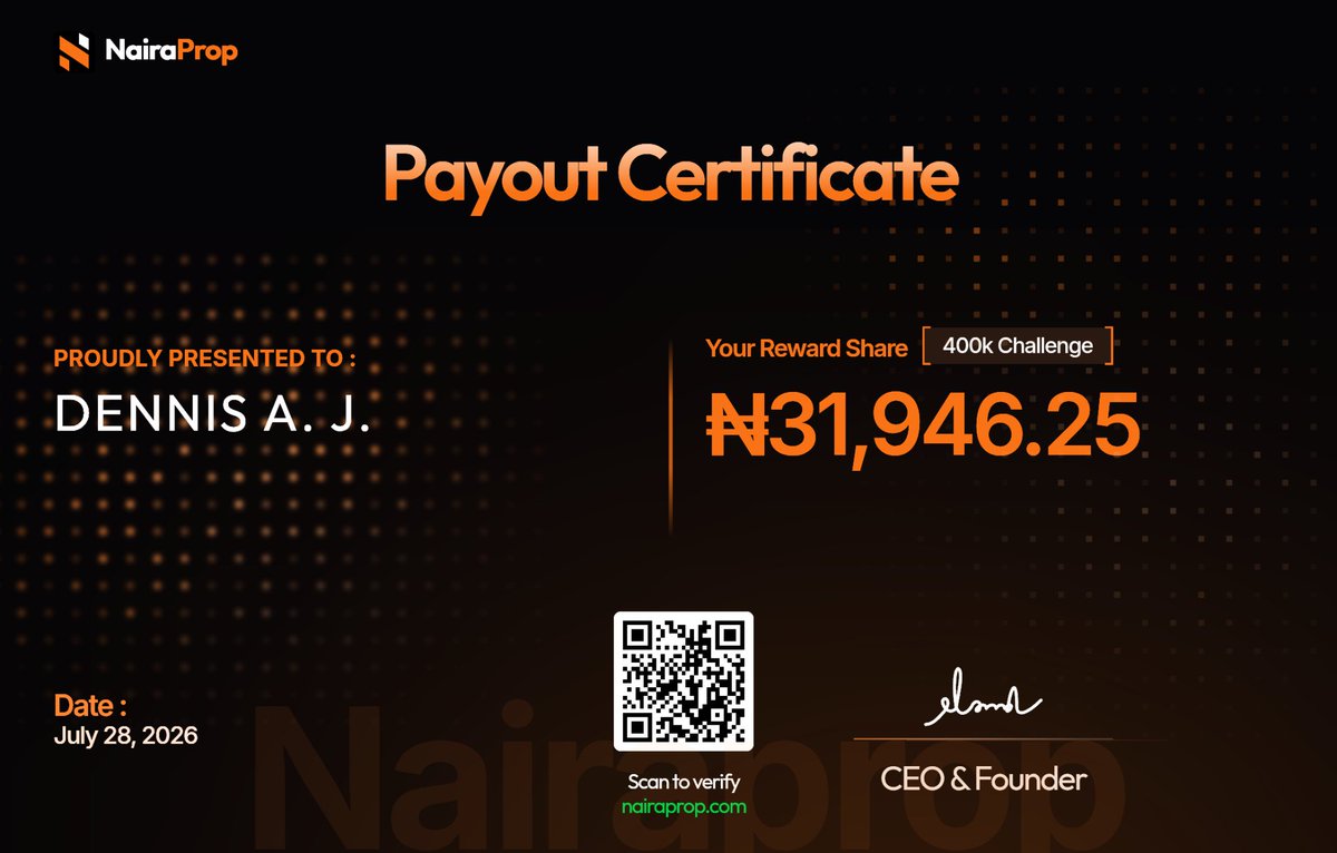 nairaprop's tweet photo. We don't joke with your payouts 💰 

Rewards are processed every blessed day.

Visit https://t.co/sYdl6Gs7dG to get started and your payout could be next. https://t.co/ElvZSkpuaK