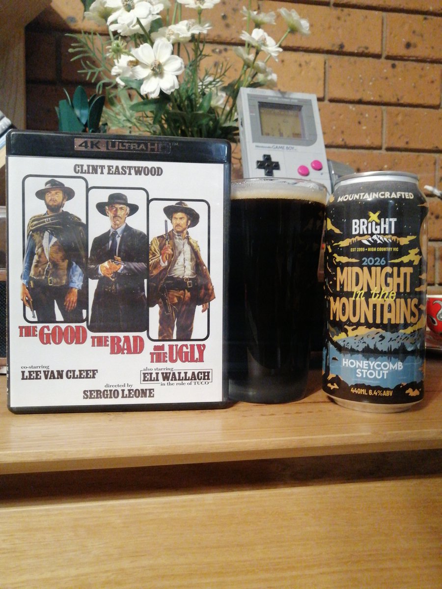 4horsefemmes's tweet photo. The Thursday night Beer and Moofie. Squint for CLINT. https://t.co/mDtoxav6Gi