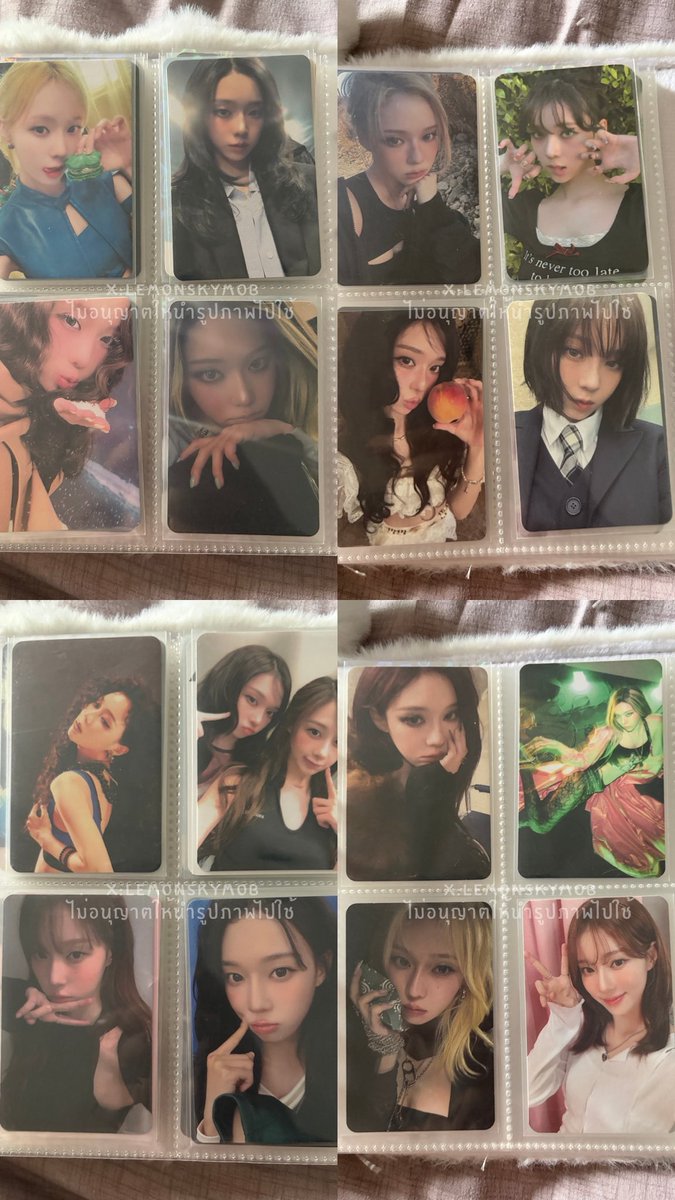 lemonskymo52274's tweet photo. มีใครสนใจใบไหนบ้างมั้ยคะ หากมีคนสนใจเยอะจะเอามาปล่อยค่ะ หากสนใจเม้นไว้ได้เลยนะคะ🥹🙏🏻 (ยังไม่ได้ทำราคา) #ตลาดนัดเอสป้า #ตลาดนัดaespa https://t.co/aTagRGv0iN