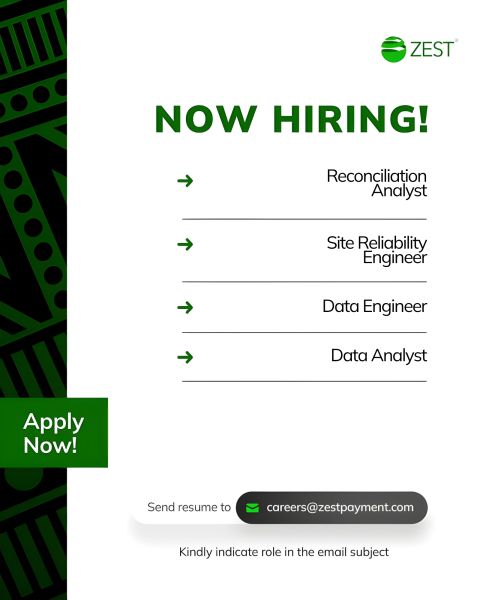 amosuibk's tweet photo. Zest is hiring! We're expanding our team across key functions and looking for talented professionals ready to make an impact in the fintech space. If you're passionate about innovation and growth, we'd love to hear from you. 

Apply now: careers@zestpayment.com https://t.co/XgLrfvh6jb