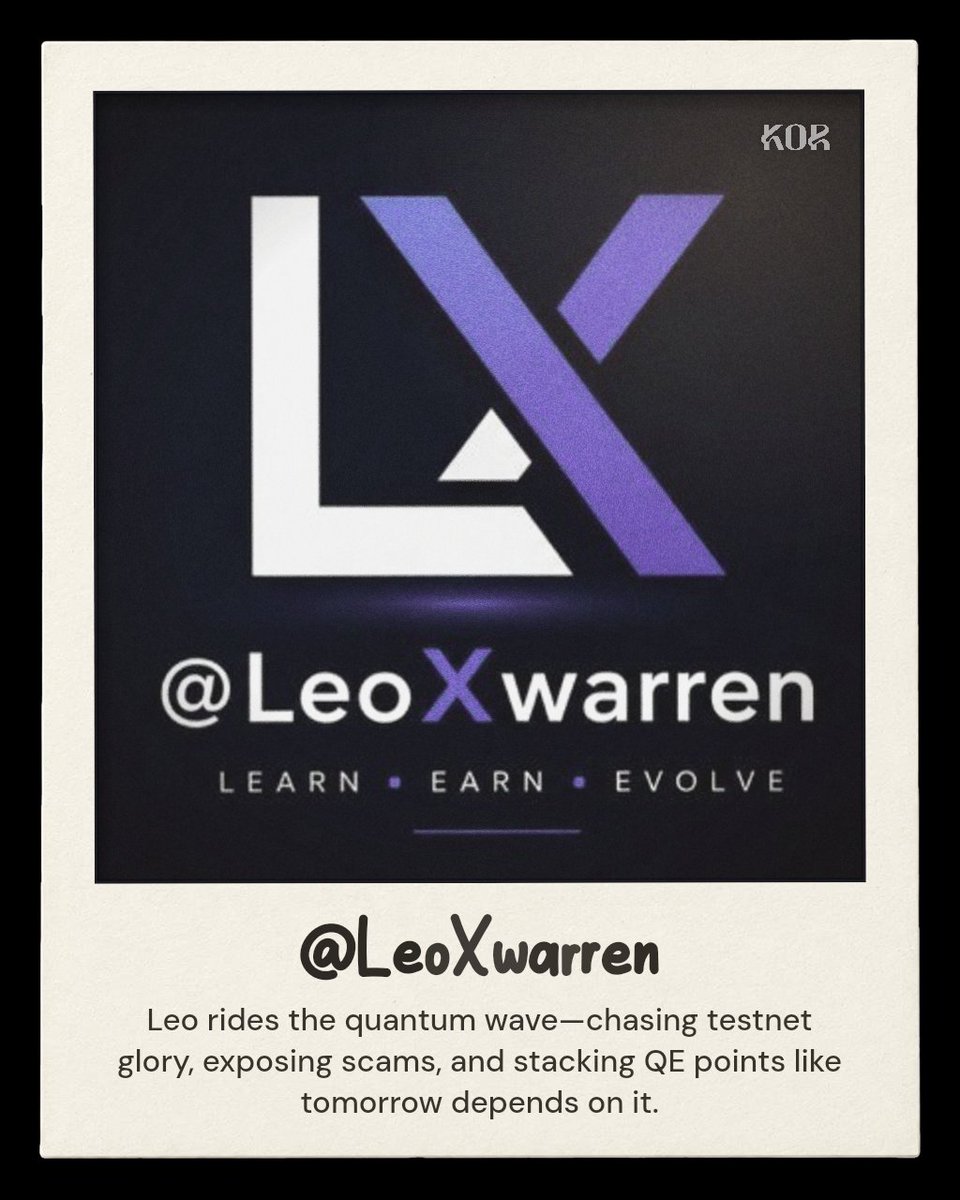LeoXwarren's tweet photo. 🚨 If you’re still farming $KOR / KOR Protocol…  

This is basically your last clean shot to qualify.

The points seasons are over.  
The team is now pushing KOR ID hard.

→ Claim your soulbound KOR ID on Base right now  
https://t.co/bMjGxQbdLq

One identity. Every product. Potential future airdrop eligibility.

Don’t sleep on it.