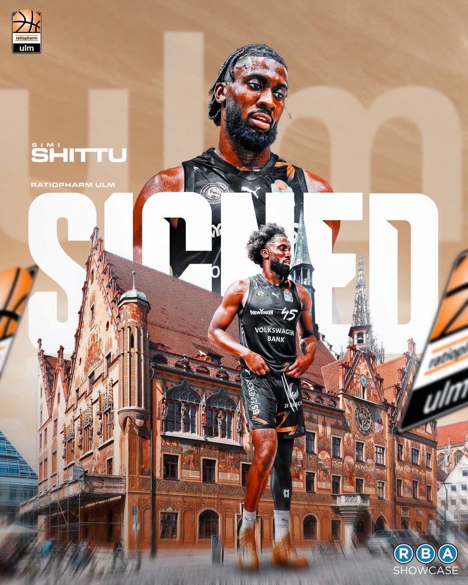RBAShowcase's tweet photo. ✍️ Simi Shittu @LanX_Sims signs at Ratiorpharm Ulm  @ratiopharmulm @eurocup #RBAShowcase https://t.co/nrxcP3LvNP