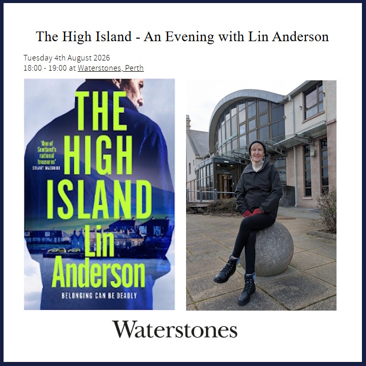 BookDuke's tweet photo. Join us at Perth Waterstones on Tuesday the 4th of August from 6pm when we will be hosting the legendary Lin Anderson who will be discussing her new book, The High Island!
This is a free event and everyone is most welcome!
https://t.co/1YWjjVadrK 
#TheHighIsland  #LinAnderson https://t.co/SaRz565Yy3
