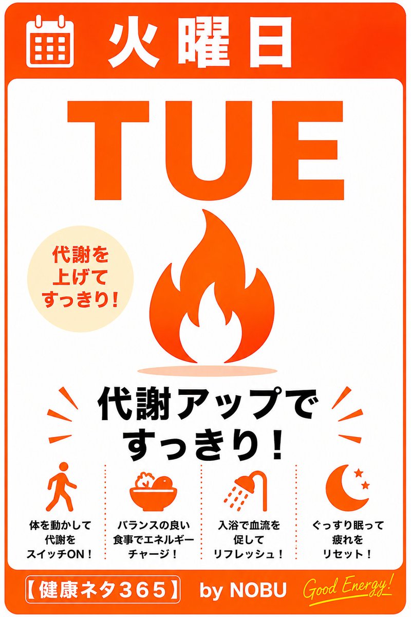 0819nobu's tweet photo. 【#健康ネタ３６５】  
 ……………………………………    
 ◉8月4日
【テーマ】汗と塩分
・汗で失うミネラル
・塩分補給も必要
・摂りすぎ注意
◉夏は汗と一緒に塩分やミネラルも失われやすくなります。
たくさん汗をかいた時は、水分だけでなく、適度な塩分補給も大切ですね。
汗をかいた後に水分だけをとり続けると、身体のバランスが崩れ、だるさや体調不良につながることもあります。
ただし、塩分は摂りすぎると血圧などにも影響するため注意が必要です。
特に持病がある方や、医師から塩分制限を受けている方は、自分に合った方法で補給することが大切です。
味噌汁や梅干し、塩昆布、漬物など、昔ながらの食事も夏の健康管理に役立っています。
外で長く過ごす日や、汗を多くかいた日は、飲み物と食事の両方で上手に整えたいですね。
大切なのは、水分と塩分のバランスです。
自分の汗の量や体調を見ながら、無理なく補っていきましょう。   
……………………………………     
❤️健康 に特化した３６５日分のネタを地味にまとめた ”オリジナル健康カレンダー”  
♣️毎日一言添えてpostしていきます✏️  
🔶《８月》カレンダー▶︎  https://t.co/9YLWY0WPHw 
♠️by NOBU