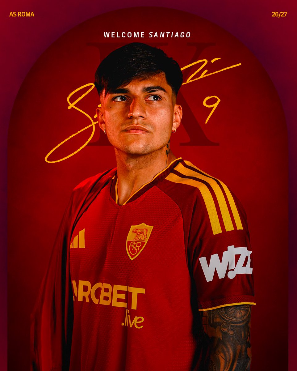 OfficialASRoma's tweet photo. Il nostro nuovo numero 9️⃣

#ASRoma https://t.co/Pu6qXAWKew