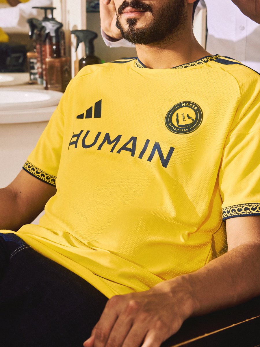 Jaflz's tweet photo. رسمياً طقم نادي النصر الجديد 2027 🟡
🔥🔥🤩🤩🤩🤩 adidas https://t.co/LKxORdUACK
