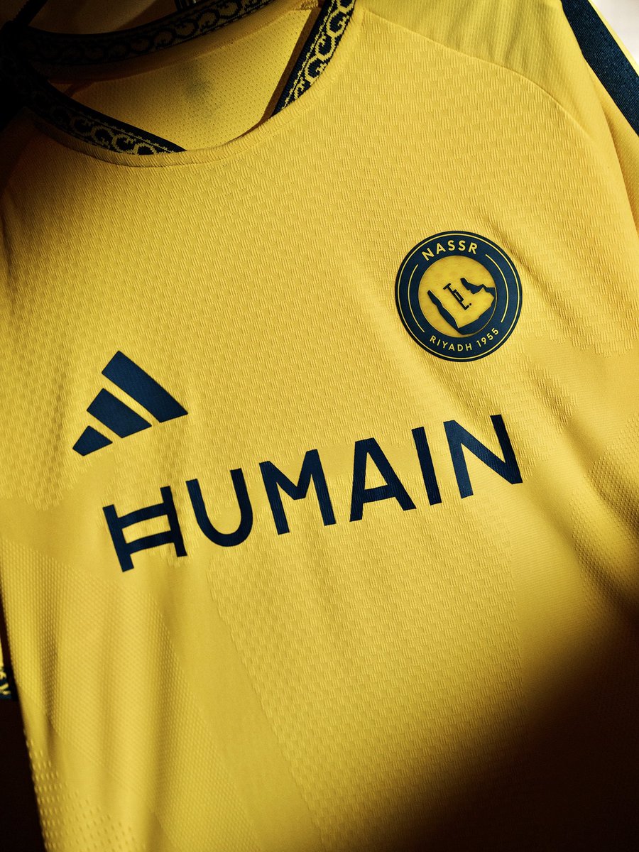 Jaflz's tweet photo. رسمياً طقم نادي النصر الجديد 2027 🟡
🔥🔥🤩🤩🤩🤩 adidas https://t.co/LKxORdUACK