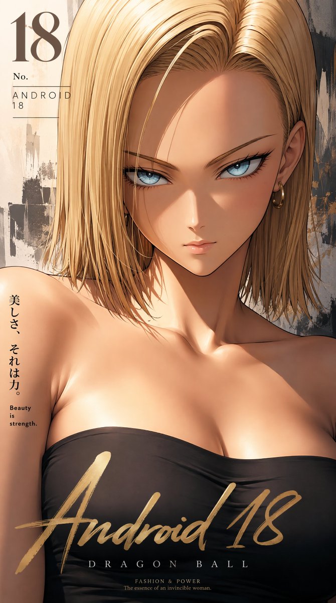 ✨ 人造人間18号 ― クールに輝く最強の美しさ ― #ドラゴンボール #人造