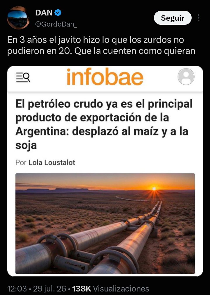 MauroFdz's tweet photo. "Que la cuenten como quieran" dice la bola de pus mantenida con fondos reservados.

Si no fuera por CFK el Javito no tendría ni un mameluco de YPF para ocultar su mugre cotidiana. https://t.co/fNIzecAJDK