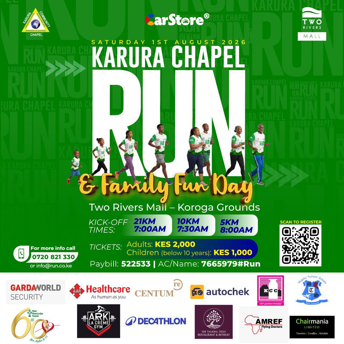 ChairmaniaK's tweet photo. Building stronger communities starts with creating meaningful moments. ๐โโ๏ธ๐ฟ Chairmania is proud to sponsor the Karura Chapel Run 2026. See you at the starting line!
๐ 0722824795
๐ง info@chairmania.co.ke
#KaruraChapelRun #Chairmania #Community #EventSolutions #RunForACause https://t.co/ym8HE8OjuG