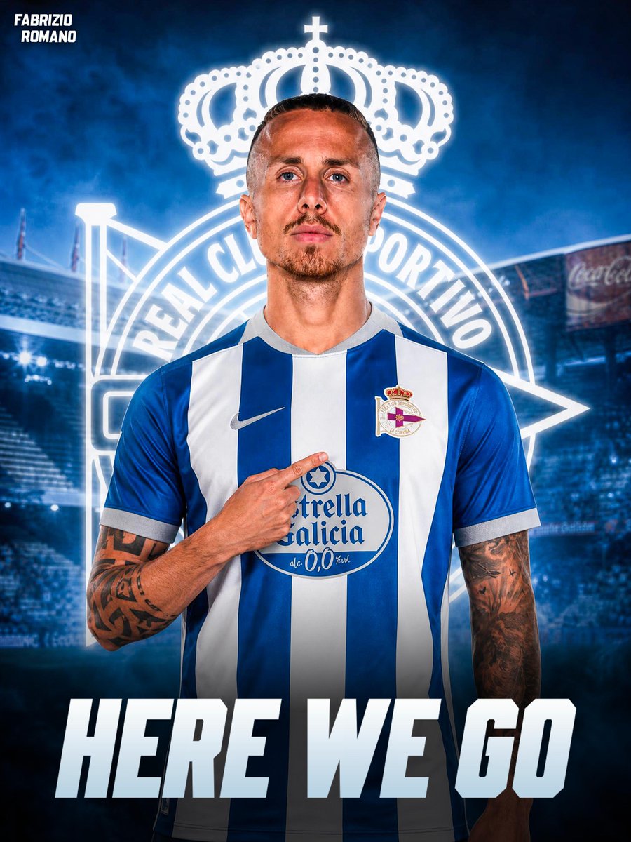 FabrizioRomano's tweet photo. 🚨🔵⚪️ Deportivo La Coruña complete verbal agreement to sign Angeliño from AS Roma, here we go!

Exclusive story from yesterday, confirmed as documents will be exchanged soon before signatures. 🇪🇸 https://t.co/edfXgSf9rW