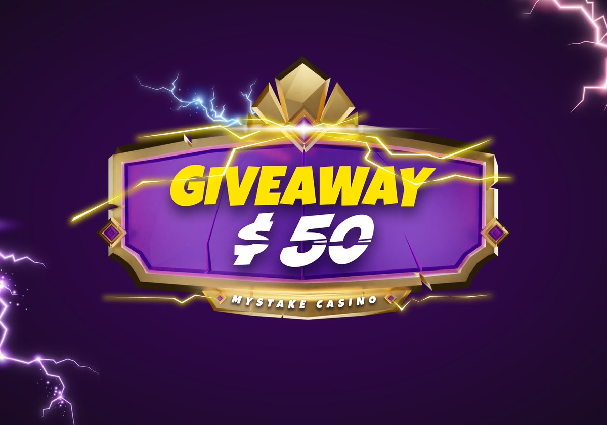 Mystake_Casino's tweet photo. Giveaway on #Mystake
🎁 $50.00

📌 Rules:
1️⃣ Follow @Mystake_Casino
2️⃣ Like &amp; RT this message
3️⃣ Comment with your #MyStake username ⚡

⏳ Winner announced in a week!

🚀 Bet now | https://t.co/YXfOxvOKhL
🎯 Deposit | https://t.co/15CeWj1mej https://t.co/N9y6yV8y6M