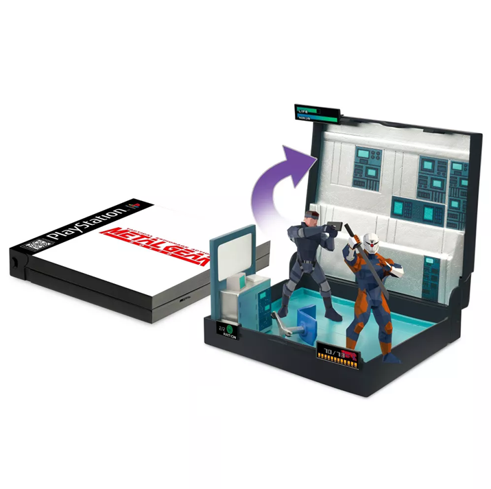 VideojuegosGAME's tweet photo. ¡Pero qué coñ*!  😍

👀 Mira este chulísimo diorama Console Heroes de Metal Gear Solid que tenemos para reservar en exclusiva en GAME. 👇
https://t.co/eHJxMOiOfJ https://t.co/WhxcxgrGoG
