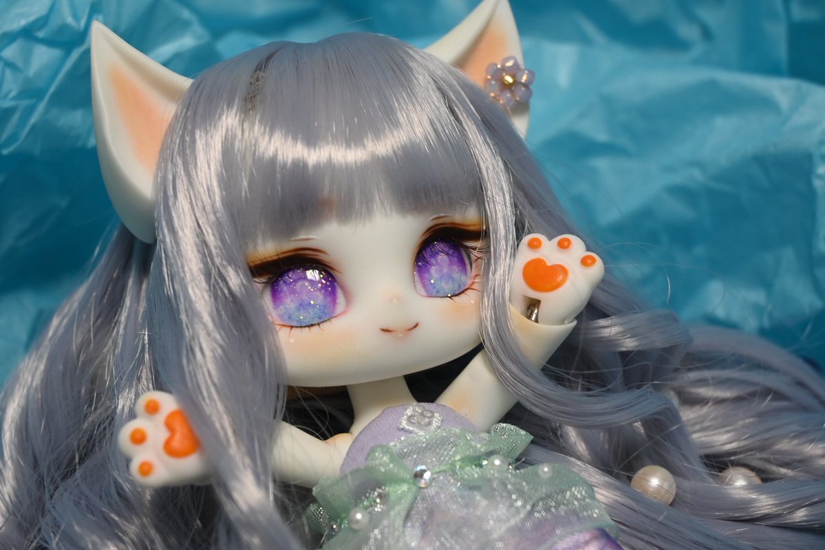 nocphiatime's tweet photo. アイドール後通販で、ヨコシマ様 の人魚セットお迎えさせて頂きました！
アイカラー変わると印象もだいぶ違うね！！黒目がちなナズナも可愛いかも。 https://t.co/InyqLgC8P2
