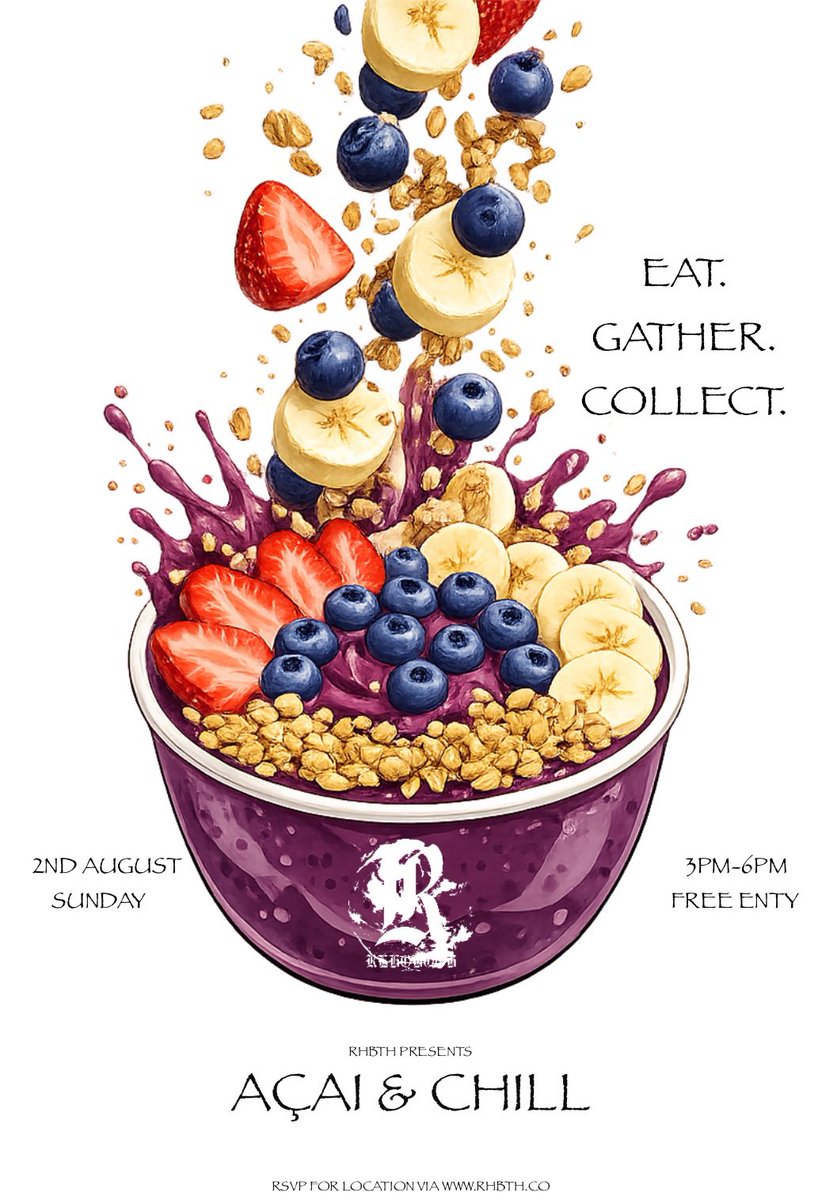 rhbthuk's tweet photo. BRUM. THIS SUNDAY 3PM. RSVP VIA https://t.co/zYhG4Ft7WE 🫐🍓🥭🥝 https://t.co/itAp9U2oRQ