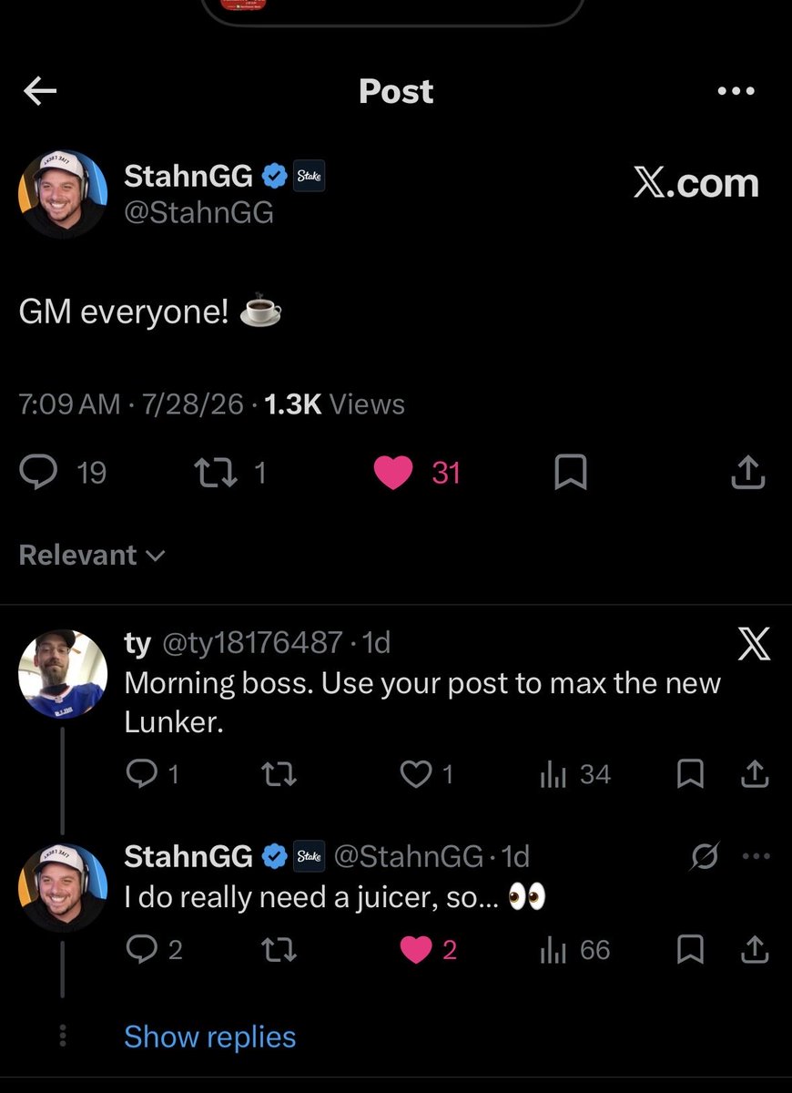ty18176487's tweet photo. @StahnGG @blackcoffeeslot I told you this yesterday. https://t.co/IwgSqGgQdU