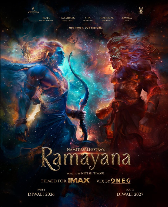 JayanthGenz's tweet photo. Diwali 2026, mark it, no cap,
dharma's back on the timeline, closing the gap.
Jai Shri Ram fr fr, no gatekeep,
this one's about to run the whole IMAX sweep. 🔥🏹
#RamayanaTrailer https://t.co/AhPyxeWrsc