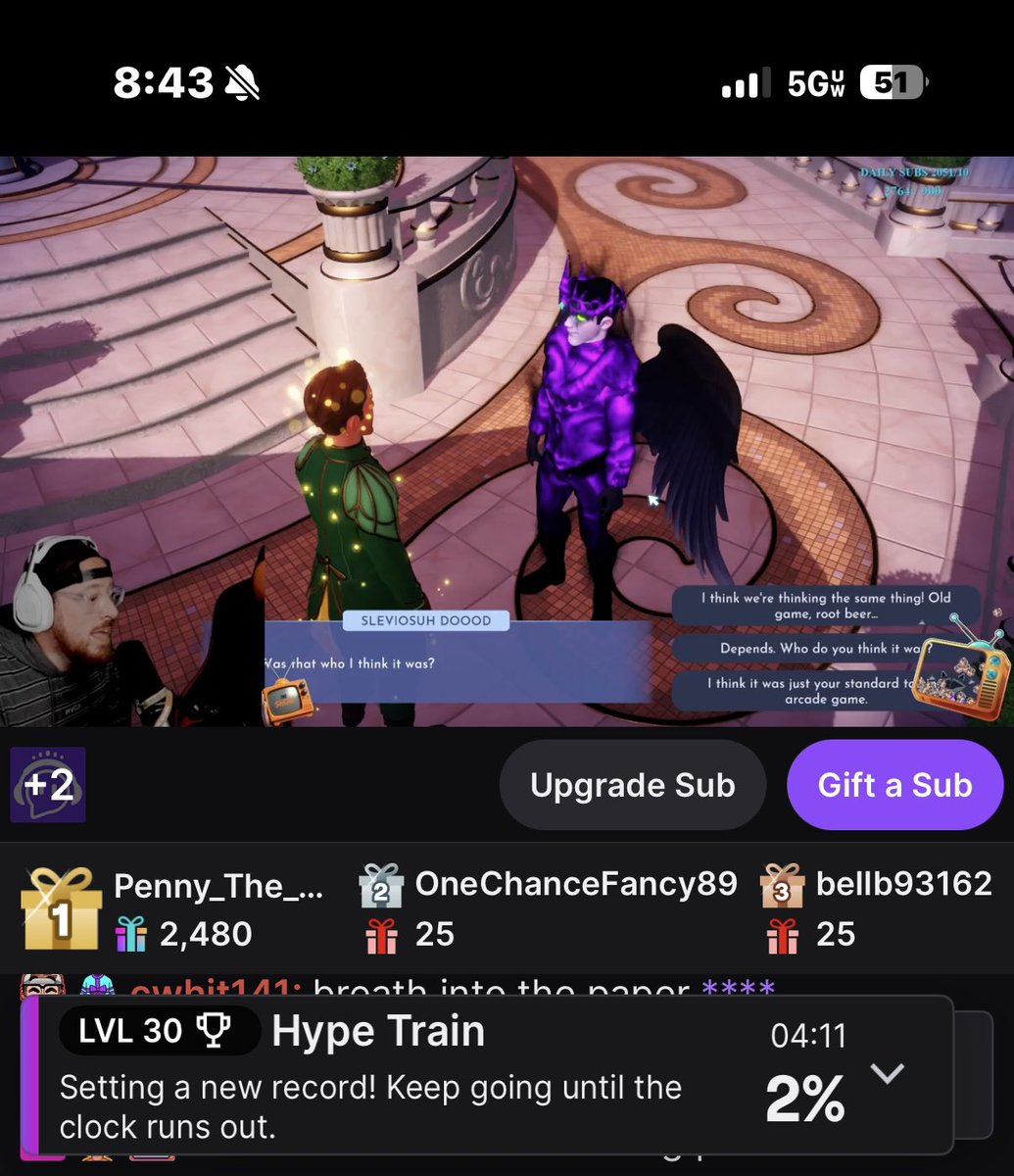 GamerDadChris's tweet photo. What an amazing stream last night for @SlevShow It was insane, I think we might have actually broken him. @PennyTheGamer1 got the hype train to level 30 a new record. Slev thank you for being such an amazing person and friend to the community you deserve it!!! #slevshow #DDLV https://t.co/Nm9YmiBcsc