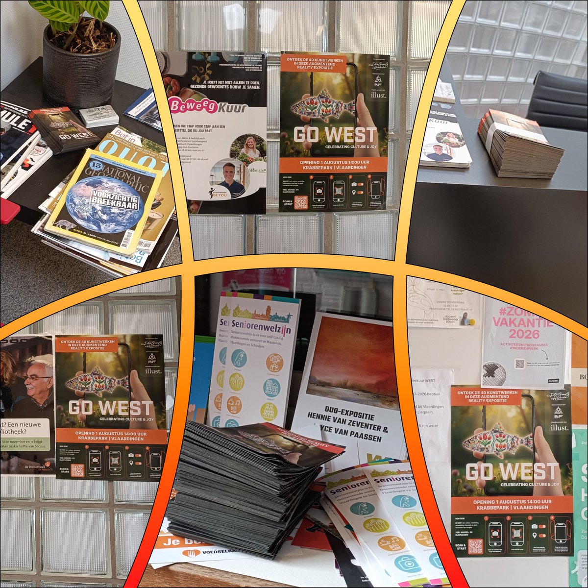 FotoGraaGH's tweet photo. A very busy day with preparations for #GOWEST. Started this morning with an interview and video report. Which was very nice to do. And I did a round to spread posters and flyers in the neighbourhood. Now lunch and than I need to do another round.
@IllustSpace @BalancedForces_ https://t.co/YSGSW27E9B