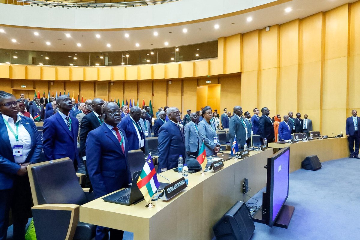 AU_ECOSOCC's tweet photo. The 49th Ordinary Session of the @_AfricanUnion Executive Council concluded yesterday in Addis Ababa, #Ethiopia 🇪🇹, bringing together Ministers of Foreign Affairs and other designated Ministers from AU Member States to consider key continental priorities.

Civil society organizations should pay attention to the issues discussed during the session, including #Agenda2063 implementation, AU institutional #governance and accountability, financing for continental institutions, the ratification and implementation of AU treaties, Africa’s global engagement, #health priorities through @AfricaCDC and the African Medicines Agency, and the implementation of the 2026 AU Theme of the Year on sustainable #water availability and safe #sanitation systems.

These discussions provide important context for #civilsociety organizations working to engage with African Union processes, monitor continental commitments, and connect community experiences with policy conversations at the regional and continental levels.

Read the full press release of the 49th Ordinary Session to follow the African Union’s ongoing work: https://t.co/gi344NI23s

#MYCM
