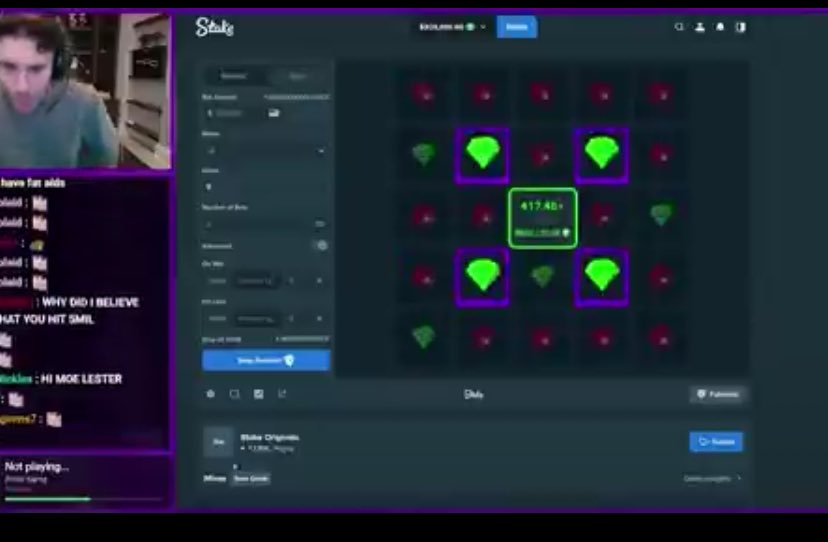 Kingremkay's tweet photo. @Cabrzy just won over $600k from Mines at 417.45x….. Surely he’s the king, just give him the crown already https://t.co/zhqJ1PZjNc