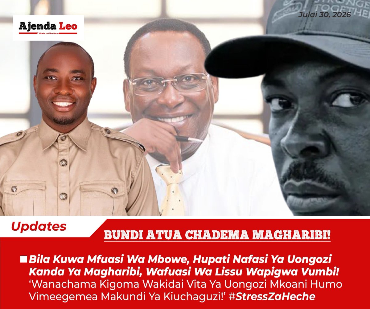 _zack255's tweet photo. JINSI "UMIMI -MAKUNDI" YA UCHAGUZI MKUU WA CHADEMA 2025:BUNDI SASA ASHUKA KANDA YA MAGHARIBI.

Kabla ya Mgogoro wa chini kwa chini kati ya aliyewahi kuwa Mwenyekiti wa Kanda ya Uongozi ya Nyasa-Chadema Mchungaji Peter Msigwa dhidi ya Mwenyekiti wa Kanda hiyo wa sasa Ndugu Osmund Mbilinyi (Sugu) kutatuliwa,kumeibuka mgogoro mpya ndani ya Kanda ya Magharibi.

Mwenyekiti wa Chadema hicho Mkoa wa Kigoma Ndugu Rajabu Mfaume Bujoro ameibuka na shutuma nzito dhidi ya Mwenyekiti wa Chadema Kanda ya Magharibi,Wakili,Dickson Matata.

Mwenyekiti wa Kanda hiyo Wakili Msomi Dickson Matata ambaye alikuwa upande wa Mwenyekiti Freeman Elikael Mbowe wakati wa Uchaguzi Mkuu wa Chama hicho wa mwaka 2025,anatajwa KUWABEBA na kuwapa VYEO kwa upendeleo wanachama ambao walimuunga mkono Freeman Mbowe pekee huko AKIWATEMA wafuasi wa Tundu Lissu ambaye ndie Mwenyekiti Taifa,akiwemo Rajabu  Mfaume Bujoro mwenyewe.

Shutuma hizo zinakuja wakati ambao Viongozi mbalimbali wa Chadema Mikoani na Wilaya wamekuwa wakijitokeza kila siku kumshinikiza Makamu Mwenyekiti wa Chama hicho Ndugu John Heche  kujiuzuru kupisha Uchunguzi huru wa shutuma za matumizi mabaya ya fedha za Chama hicho.

Uwepo wa makundi hayo mawili takribani mwaka na miezi kadhaa sasa,unapelekea wananchi kujiuliza kama kweli Chadema ni Chama cha Kidemokrasia kama ambavyo wamekuwa wakisema.

Wachambuzi wa masuala ya kisiasa wamehoji uwezo wa Makamu Mwenyekiti John Heche kushindwa kuunganisha Chama hicho kabla ya kwenda kwenye AJENDA za kuishinikiza Chama cha Mapinduzi kutekeleza MARIDHIANO.

Wakili Dickson Matata anatajwa na TIMU Lissu akiwemo Mwenyekiti wa Chadema Mkoa wa Kigoma Rajabu Bujoro kuwa anaweza kuwa chanzo cha kuvuruga umoja na mshikamano ndani ya Kanda hiyo.

Mpasuko mwingine wa chini chini unaendelea ndani ya Kanda ya Kati baada ya Mwenyekiti wa Kanda hiyo KUMSIMAMISHA Uanachama Katibu wa Chadema Mkoa wa Morogoro na baadae Katibu Mkuu wa Chadema Taifa Ndugu John Mnyika kumrudisha Katibu huyo kwenye nafasi yake.

Hatua hiyo imezua mgogoro mkubwa kati ya Mwenyekiti wa Kanda hiyo na Katibu Mkoa wa Morogoro kiasi kwamba Katibu huyo kupokea BARUA mpya kutoka Kanda ya Kati Ikimtaka AJIELEZE hata baada ya Katibu Mkuu Taifa kumrudisha Ofisini.

Chanzo kikuu cha KUVIZIANA huko ndani ya Kanda hizo Kuu tatu kunatajwa ni UWEPO wa Makundi,Upendeleo na Kujuana kutokana na makundi ya Uchaguzi Mkuu wa Chama hicho 2025.

Wananchi wamehoji na kuwa na mashaka kama kweli Chadema wanaweza KUSIMAMIA mambo makubwa ya Kitaifa/Nchi  kama hata mambo yao ya ndani ya Chama wanashindwa kuyamaliza.

Mpasuko huu wa ndani ya Kanda KUU TATU muhimu unakiacha Chama hicho kwenye SINTOFAHAMU kubwa juu ya uwezo wa UONGOZI wake wa kuweza kuunganisha wananchama wao kabla ya kutaka kuwaunganisha Watanzania kupigania KATIBA MPYA.

Shutuma hizi zinaibuka katikati ya shutuma nzito dhidi ya Makamu Mwenyekiti  NduguJohn Heche kuhusu matumizi mabaya ya Fedha za michango kutoka kwa WADAU.