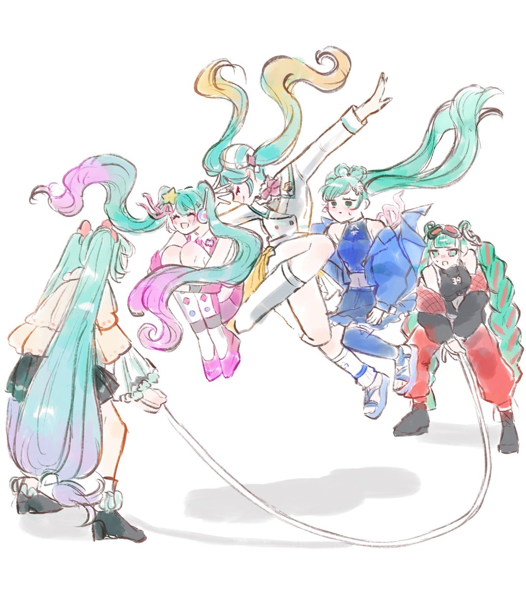 usagi_31415's tweet photo. パレしか思い浮かばんくてこれ
(素材ありがとうございます✨)

 #初音ミク https://t.co/ERFFKdSsUT