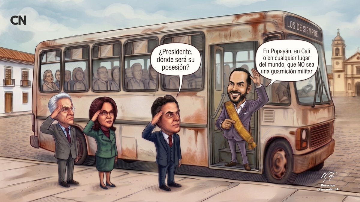 confidencialcol's tweet photo. #Política La caricatura de Confidencial Noticias: Posesión presidencial  #HumorPolítico #Opinión  https://t.co/8eXkWo0MOc https://t.co/qyiYNctvHV