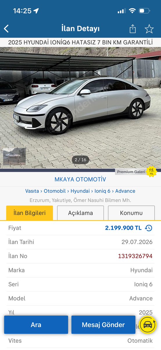 nleemre's tweet photo. @chicarito1903 @Astycn4s Al bu da görseldeki araç 7k kilometre hatasız https://t.co/3NurYIm0vF