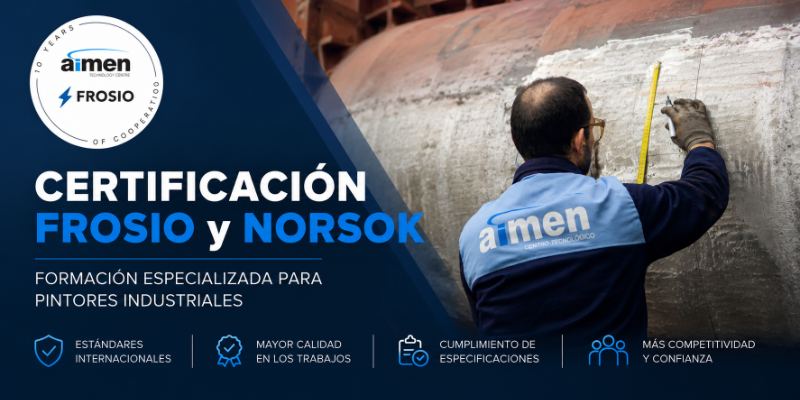 aimenct's tweet photo. ¿Tu equipo está preparado para cumplir con los estándares que exigen los grandes proyectos industriales? 
En #AIMEN impartimos formación para la certificación de pintores industriales según #FROSIO y #NORSOK. +INFO📩formacion@aimen.es 
#PinturaIndustrial #Industria #AIMENTraining https://t.co/QaEORryjL5