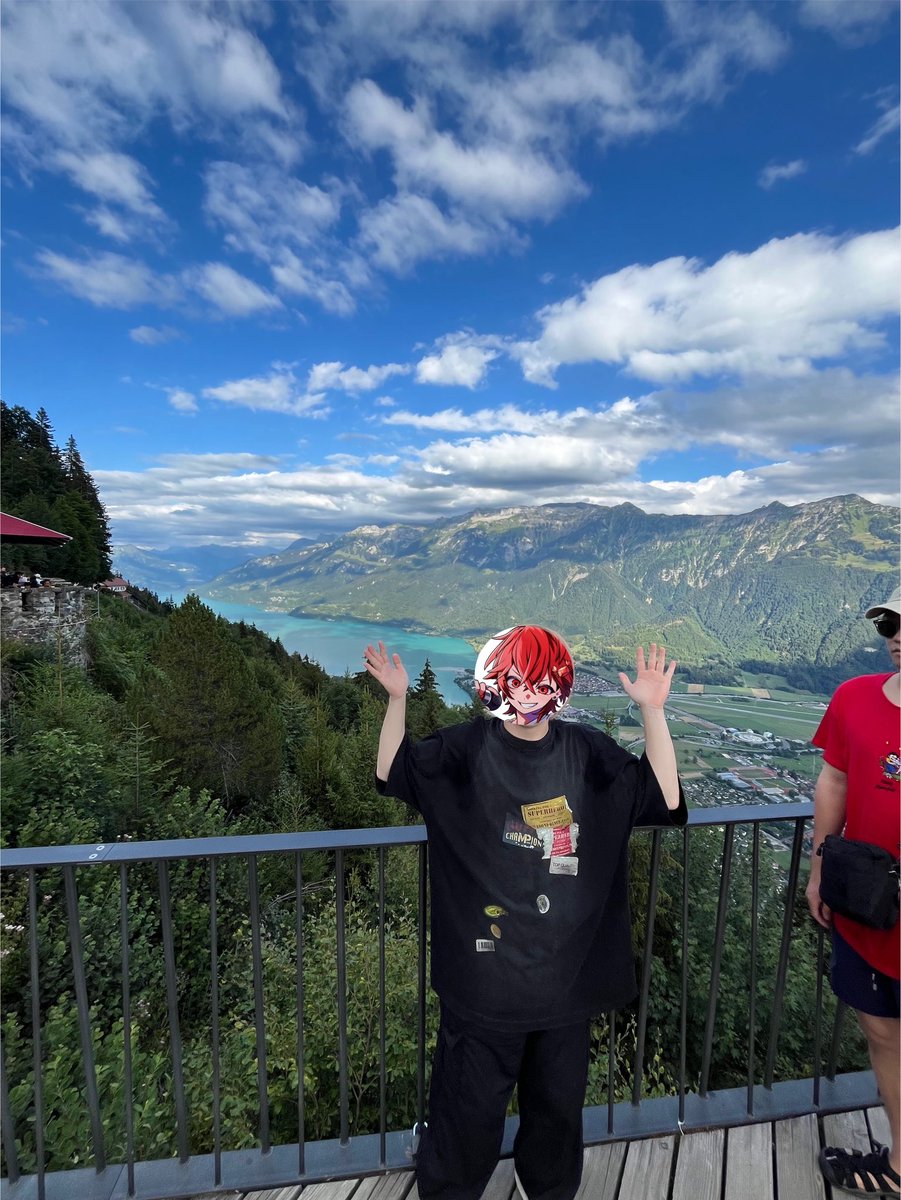 ebi_to_kani_kun's tweet photo. めいちゃんに突然スイス連れて行かれたんだけどめちゃくちゃ絶景で丘WWWWWWWWWWW https://t.co/r4osPGVPM8