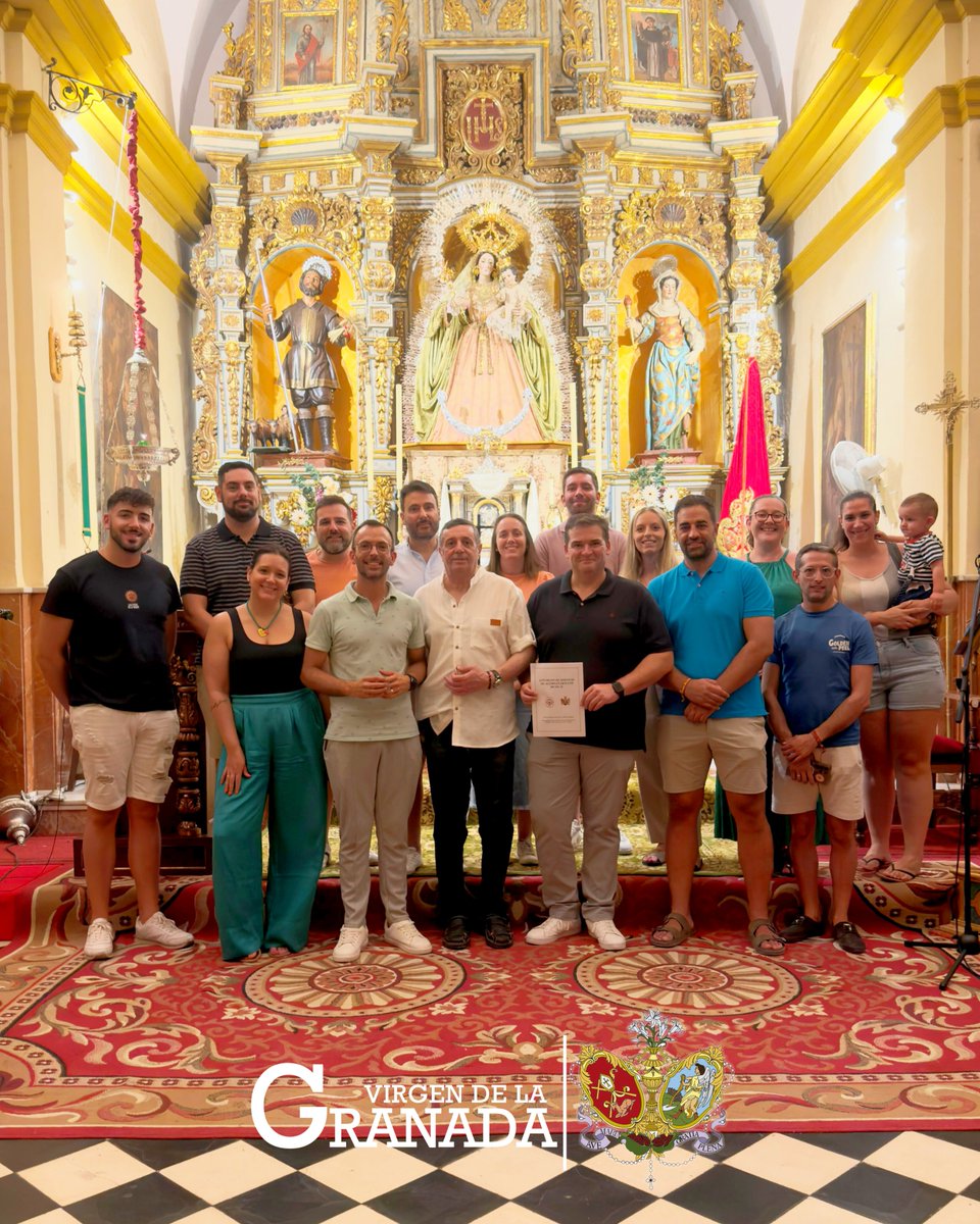 VirgenGranada's tweet photo. La Hermandad del Santo Rosario de Nuestra Señora de la Granada y Niño Jesús de los Reyes ha alcanzado un acuerdo con la @BandadeArmilla para que sea la formación encargada de acompañar a nuestros Sagrados Titulares en la Procesión de Gloria del próximo 24 de octubre de 2026. https://t.co/PazXFEccO4