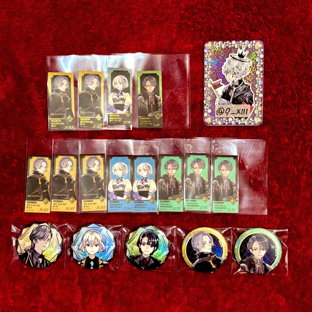 9___xlll's tweet photo. 【交換/譲渡/買取】ジャックジャンヌ
シール　缶バッジ　カード　ポストカード

譲:睦実.白田.*世長
求:高科or定価+送料

初回ツイフィ必読
手渡し:固定.郵送可

特典¥300/枚(田中右:他同数お迎え)
又は異種

譲渡:*のみ
異種:原作絵のみ
レンチキュラー:異種希望

お気軽にお声掛けください🥀 https://t.co/TLVtAMBnvU